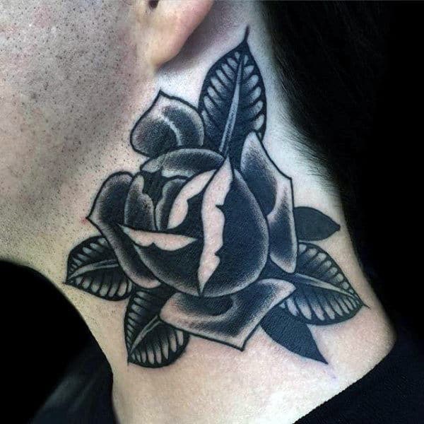 Rose traditional tattoo style